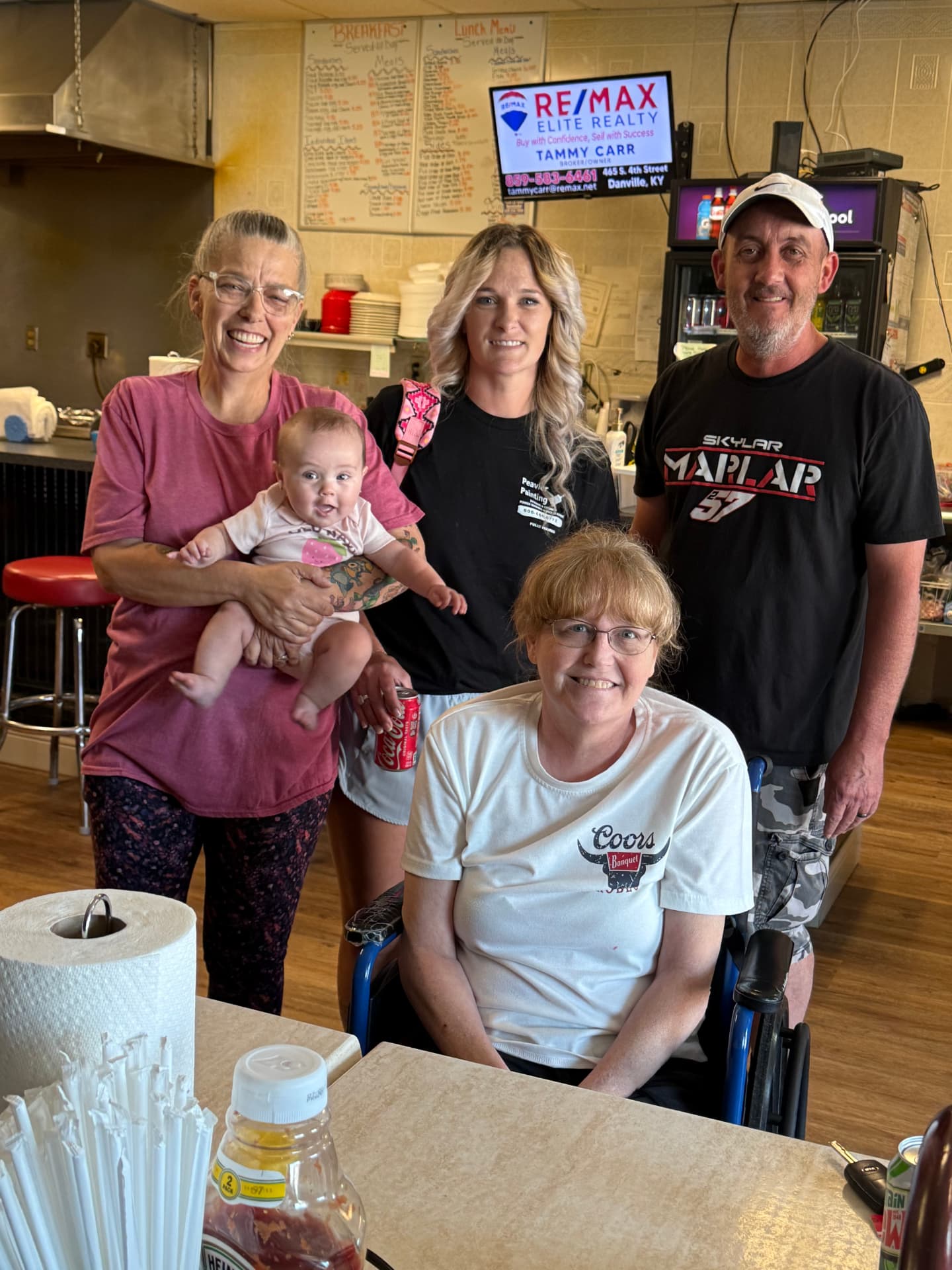 The family and staff behind Nans Olde Town Grill inside the diner